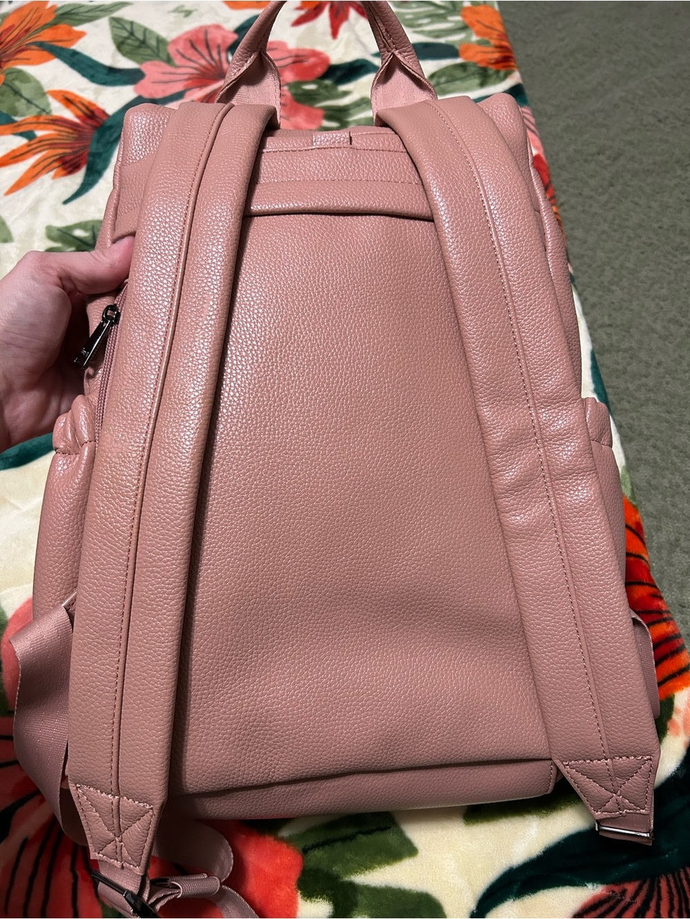 lug Hatchback VL Blush Pink Vegan Leather Backpack - Picture 2 of 4